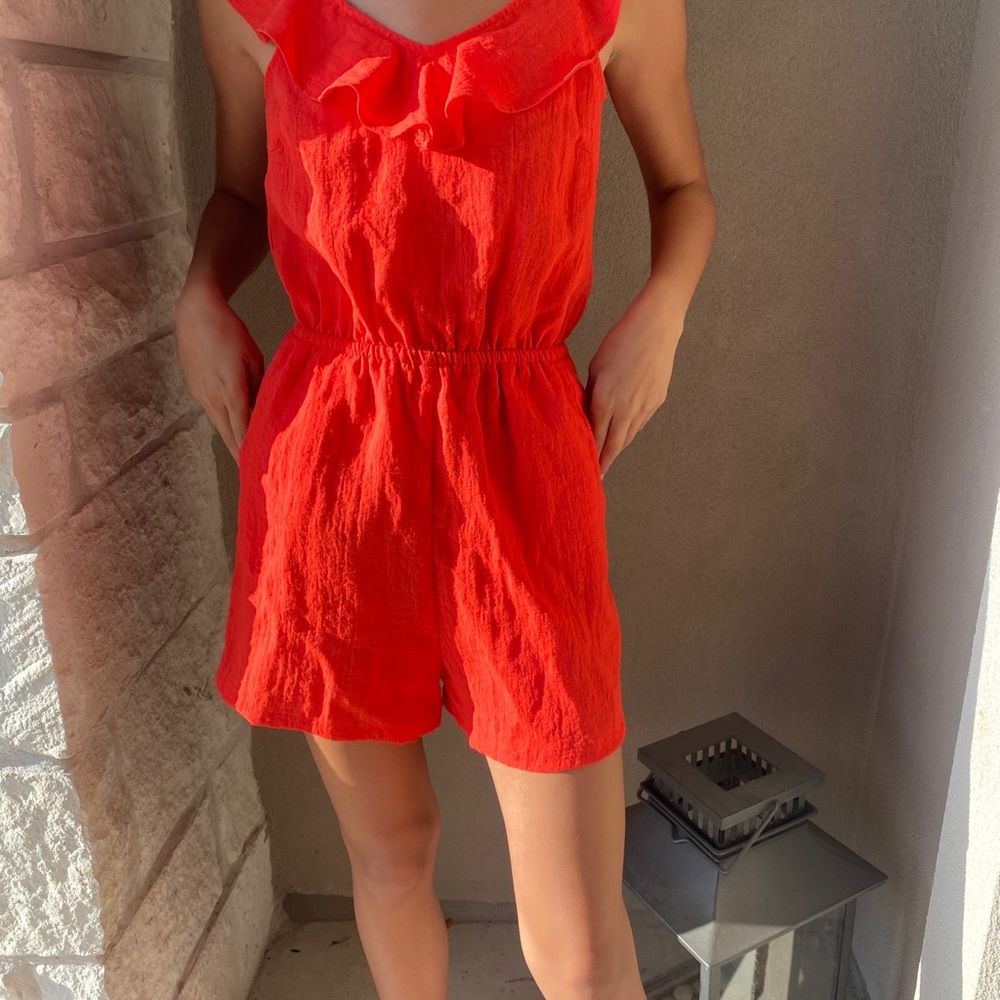 H&M red romper